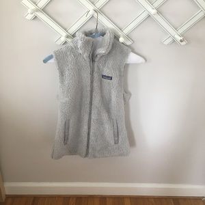 Gray Fluffy Patagonia Vest